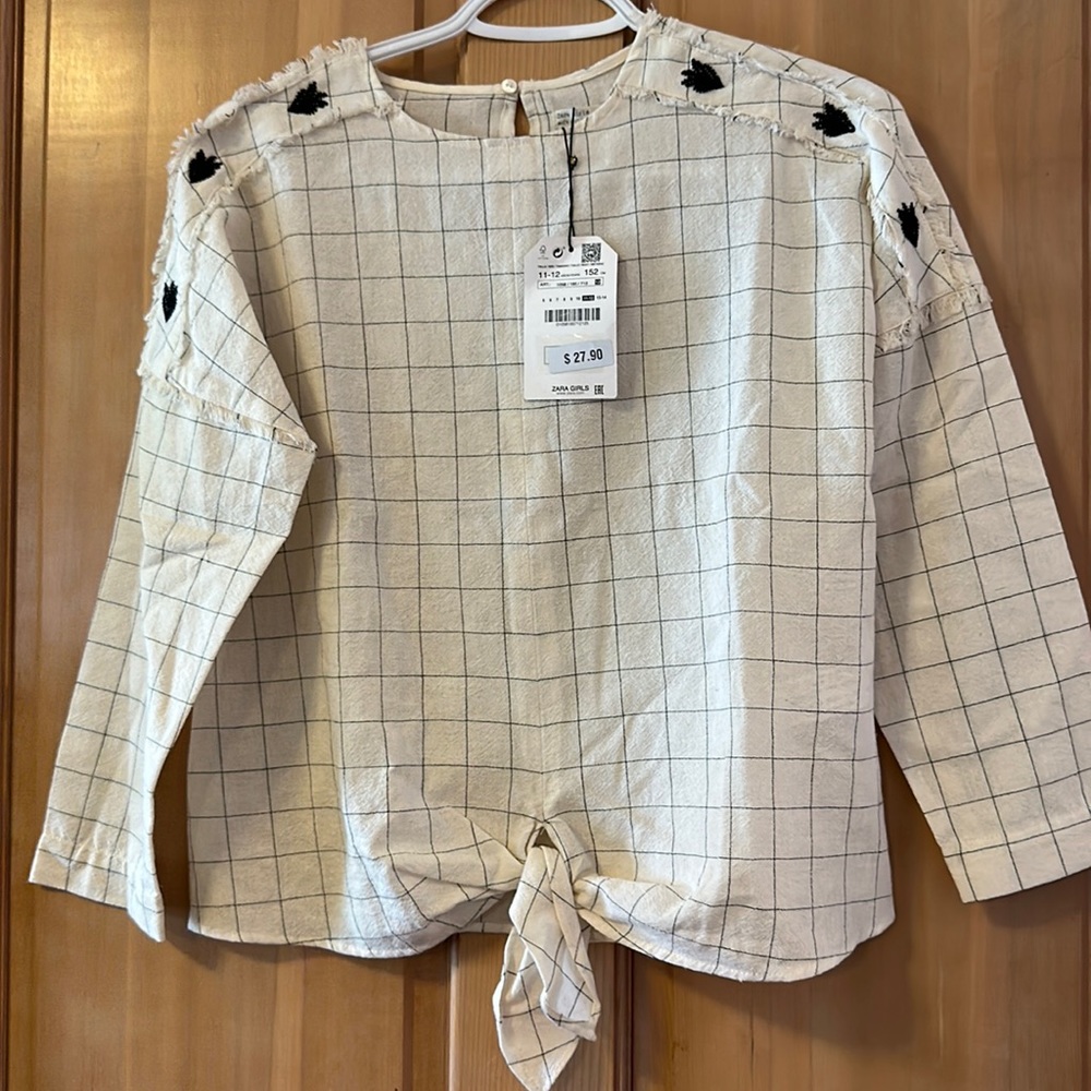 Zara girls blouse